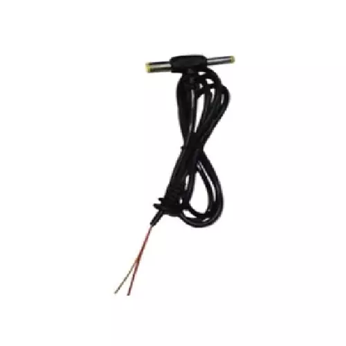 GENERIC Adapter Output Power Cord DC 2-Pin Male Jack to RCA Male (3.5/2.5 mm) Connector 1 m Length Black