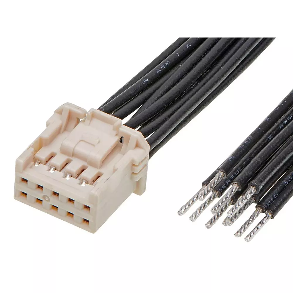 Molex Cable Assembly 22 AWG 150 mm Length 10 Ways, 221956-1102