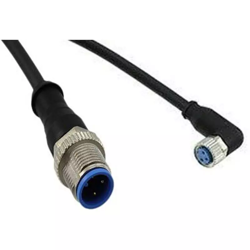TE CONNECTIVITY Sensor Actuator Cable 24 V DC Rated Voltage Without Shield Shielding, 2273124-4