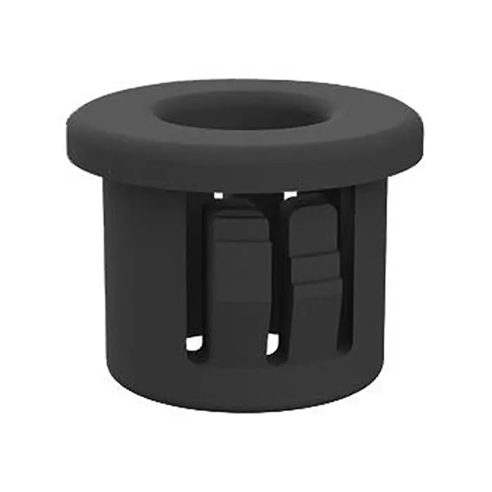 ESSENTRA COMPONENTS Cable Grommets GROMMET, NYLON 6, 0.437", BLACK, 22MP04374 (Pack of 10)