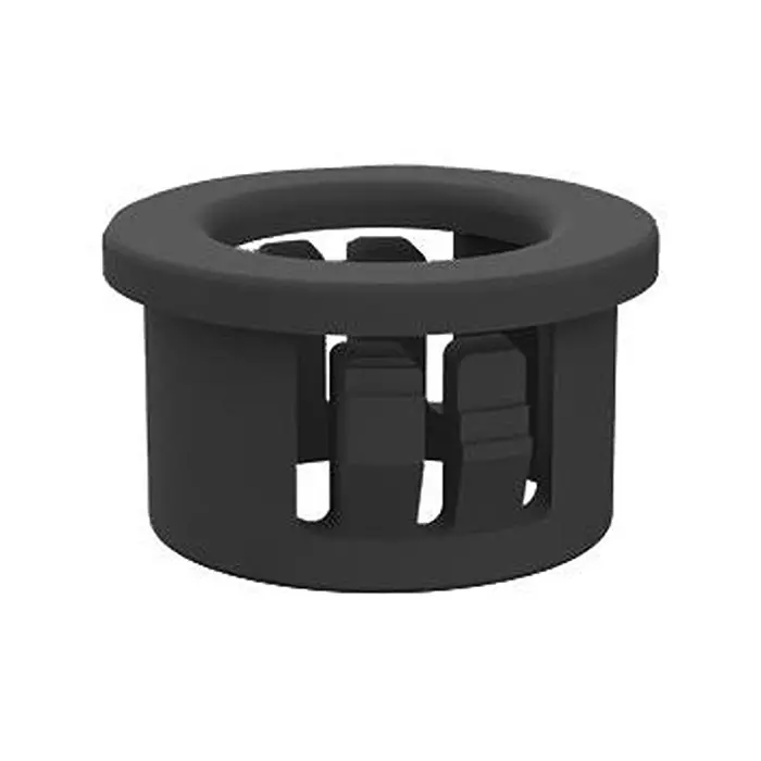 ESSENTRA COMPONENTS Cable Grommets GROMMET, NYLON 6, 0.625", BLACK, 22MP06257 (Pack of 20)