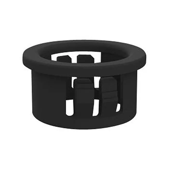 ESSENTRA COMPONENTS Cable Grommets GROMMET, NYLON 6, 0.75", BLACK, 22MP07509 (Pack of 10)