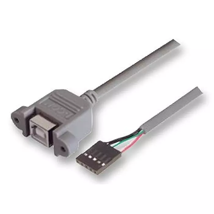 L-COM CABLE ASSEMBLY, USB, GREY 500MM, UPMB5-05M