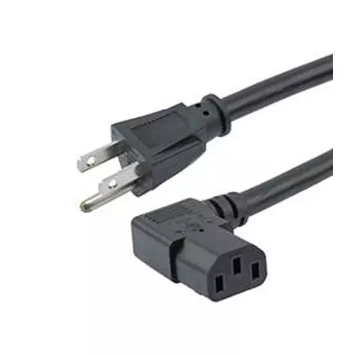 L-COM POWER CORD, N5-15P-R/A IEC C13, 3 , 15A, N515P-C13L-15-3F