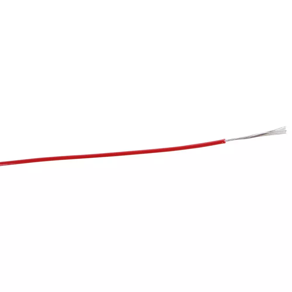 CARLISLEIT Hook-Up Wire, 22Awg, Red, 100M, M16878/6-BFE-2