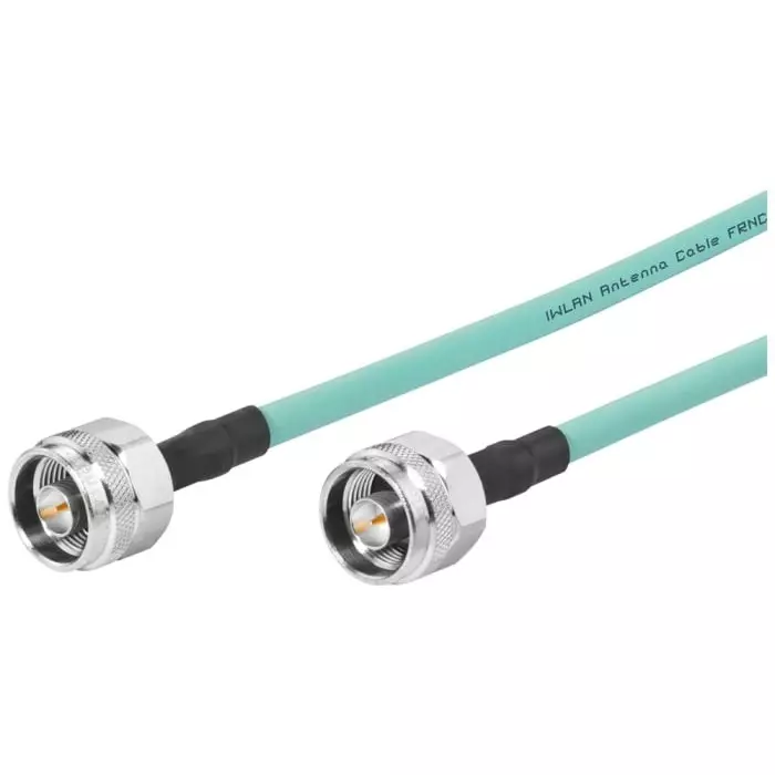 Siemens Male N Type to N Type, IWLAN Coaxial, Terminated50 Î©, 6XV18755AH20