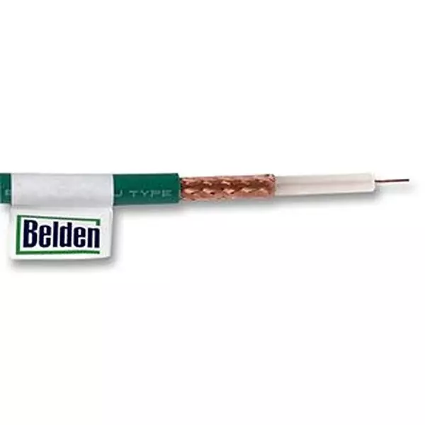 BELDEN Cable, Coax, 8241, Black, Per M, 8241
