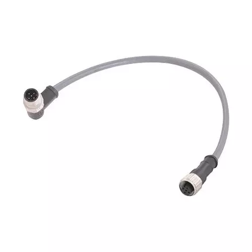 HARTING Sensor Cbl, 5P M12 R/A Plug-Rcpt, 19.7 , 21355352564060