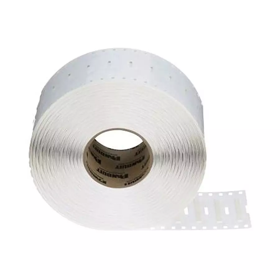 PANDUIT Heat Shrink Marker, 25.4 mmx11.2 mm, Wht, H100X044H1T-B