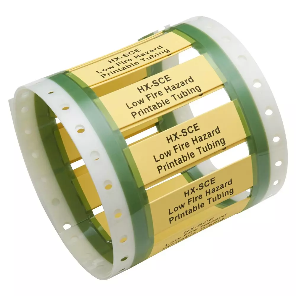 RAYCHEM - TE CONNECTIVITY Heat Shrink Marker, 4.8 mm, Yellow,Pk1000, Hx-Sce-1K-4.8-50-4 (Pack of 1000)