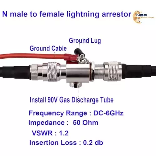 generic-n-male-to-n-female-lightning-arrestor-surge-protector-for-coaxial-cable-ham-radio-electrical-equipments-3g-4g-5gltegps-wi-fi