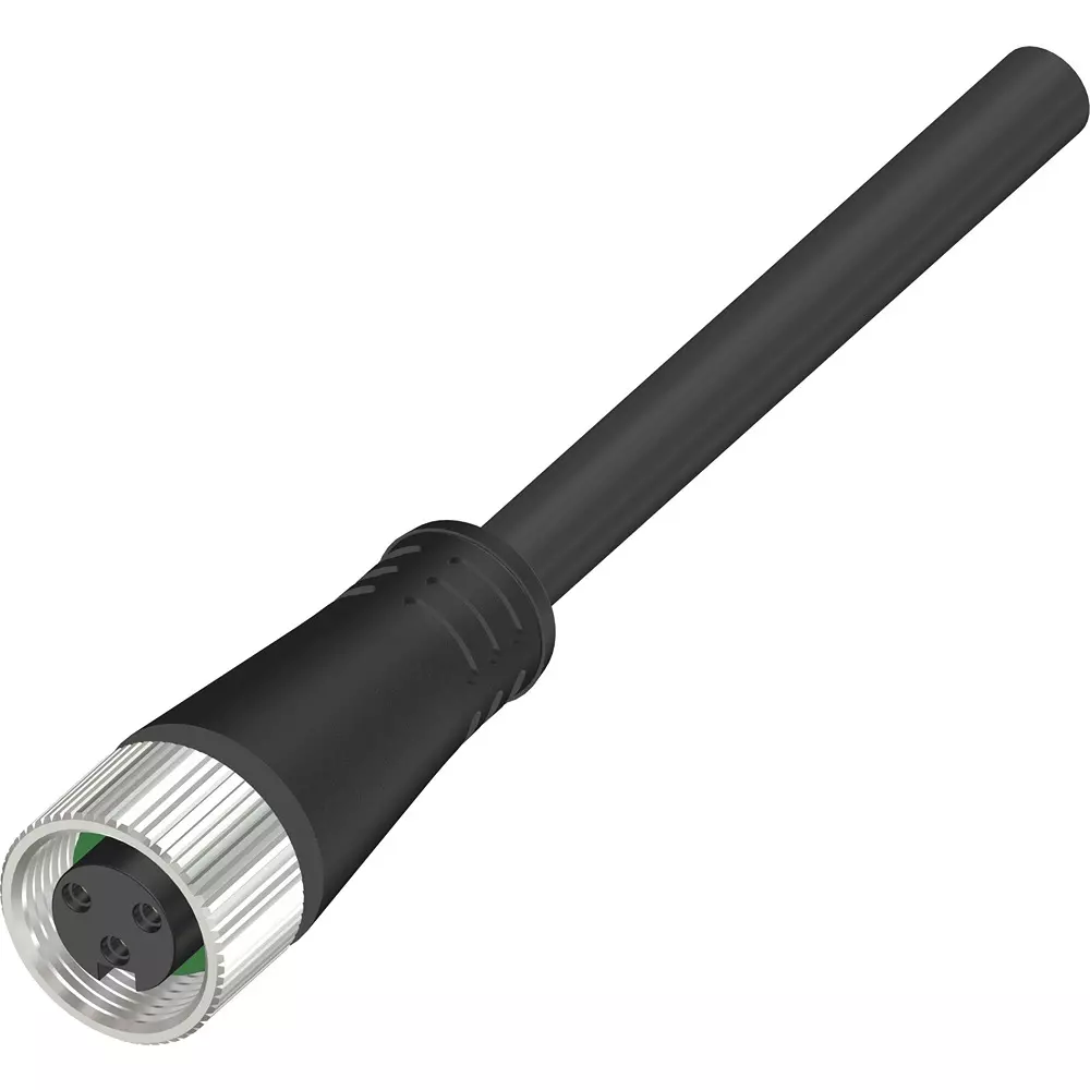 RS PRO Actuator/Sensor Cable Polyvinyl Chloride 5 m Length Black, 2834914