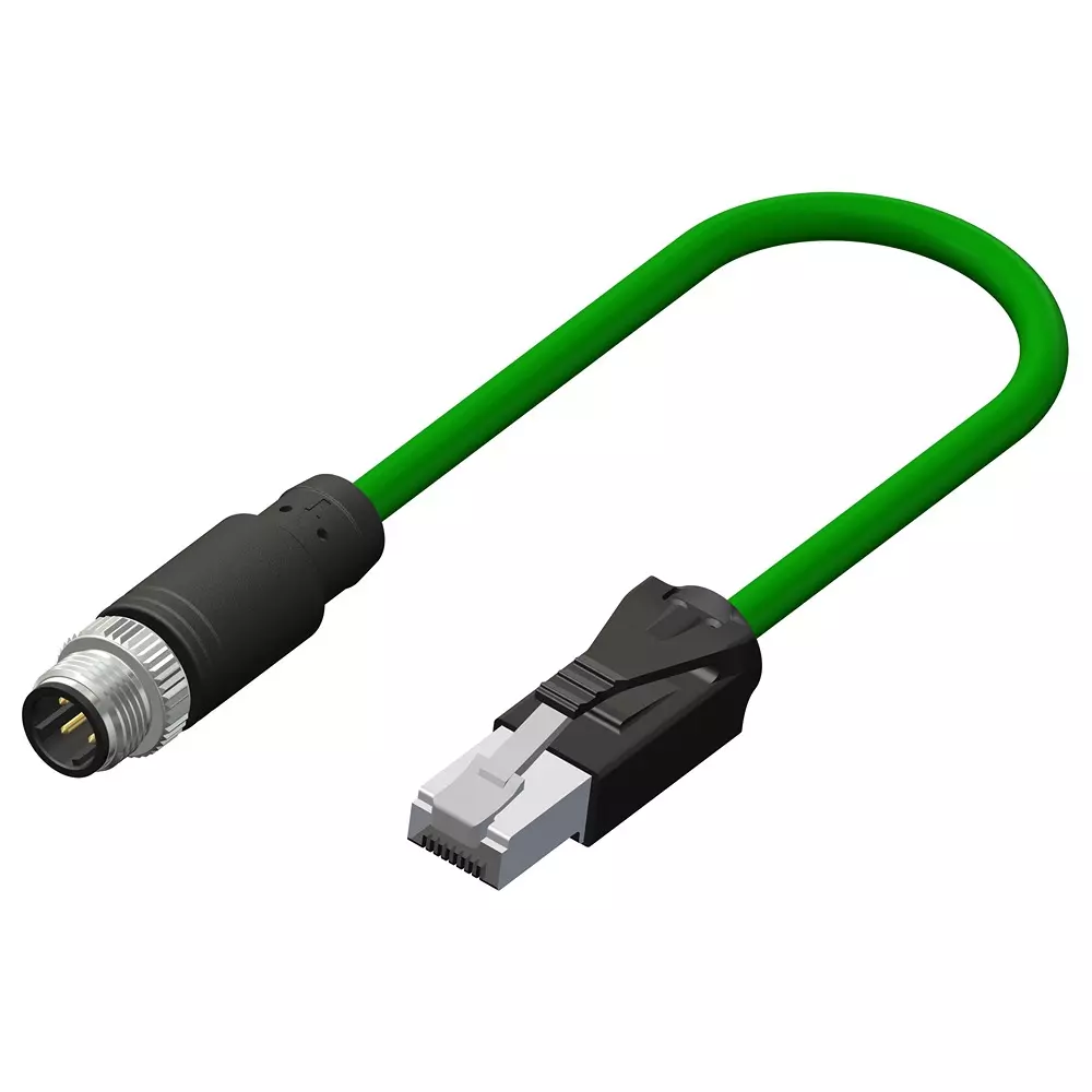 RS PRO Actuator/Sensor Cable Thermoplastic Elastomer 15 m Length Green, 2834983