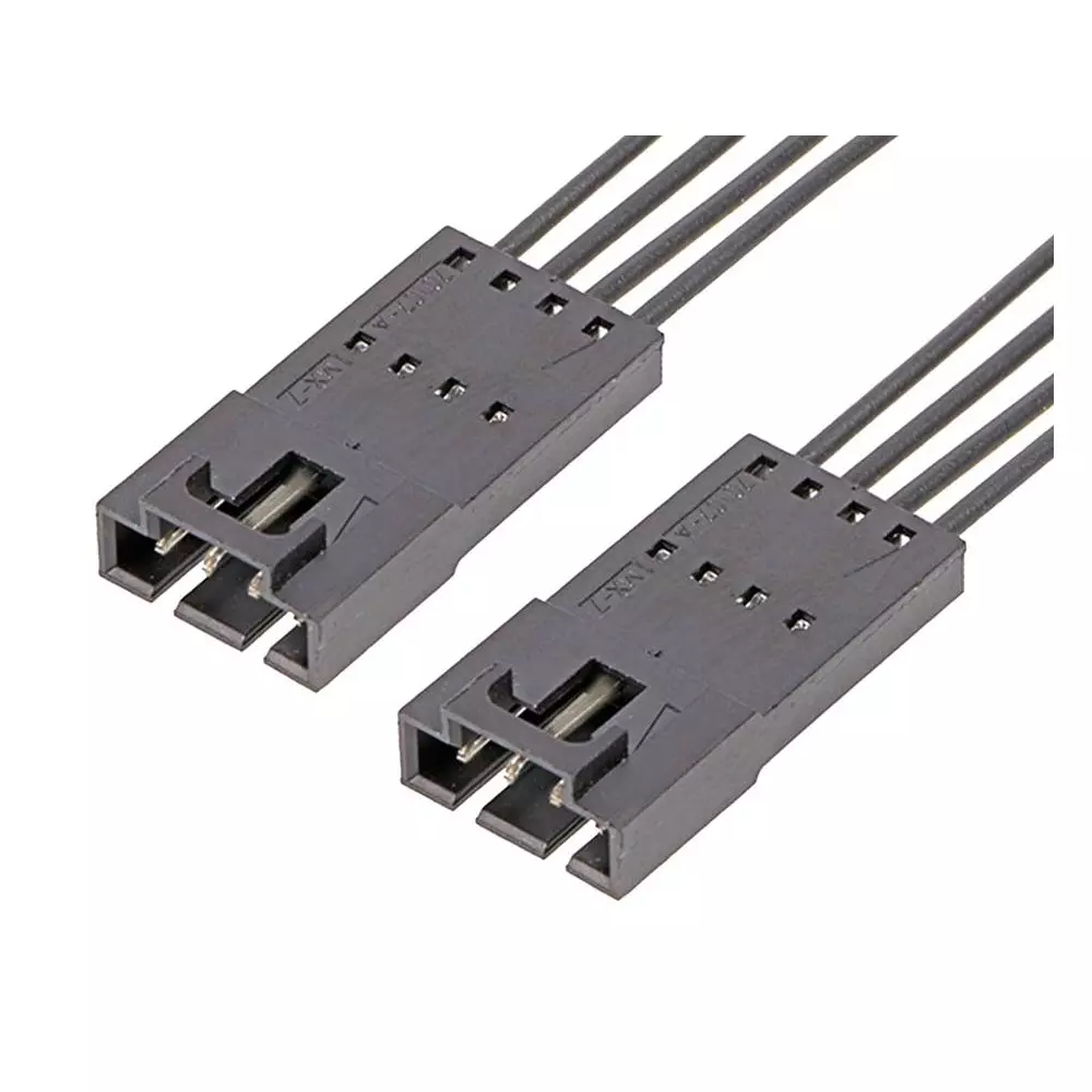 Molex Cable Assembly 22 AWG 600 mm Length 4 Ways, 216272-1044