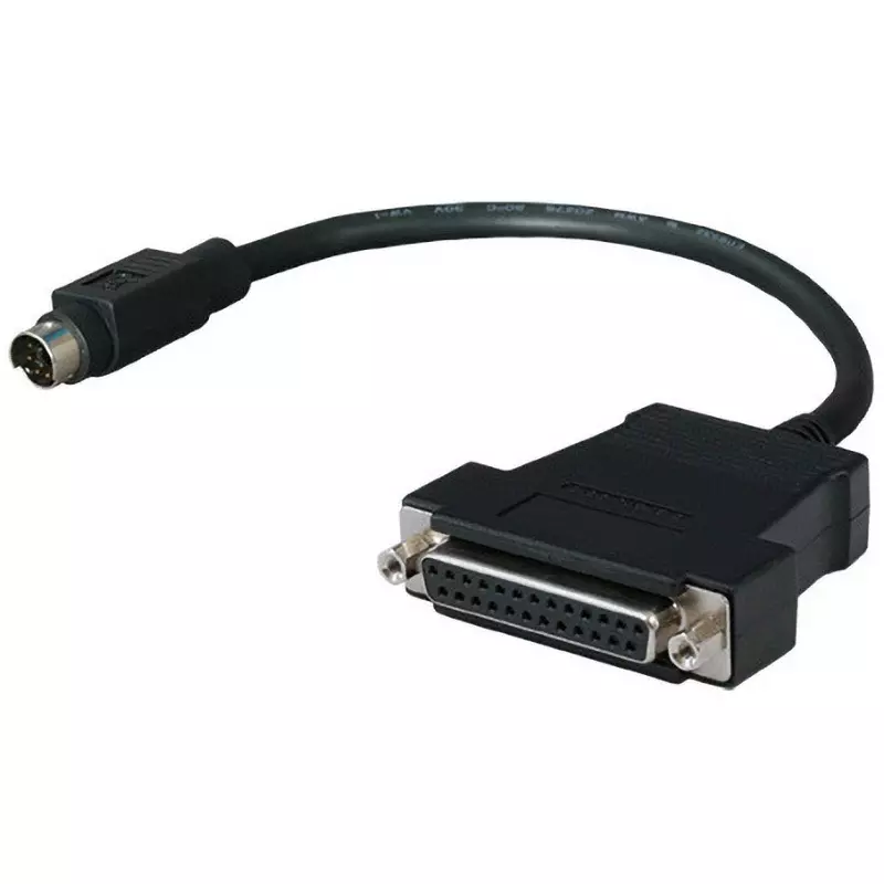 DiaTrend Interface Converter Cable Mini DIN 6P plug, D-SUB 25P receptacle, DQ-CNV05