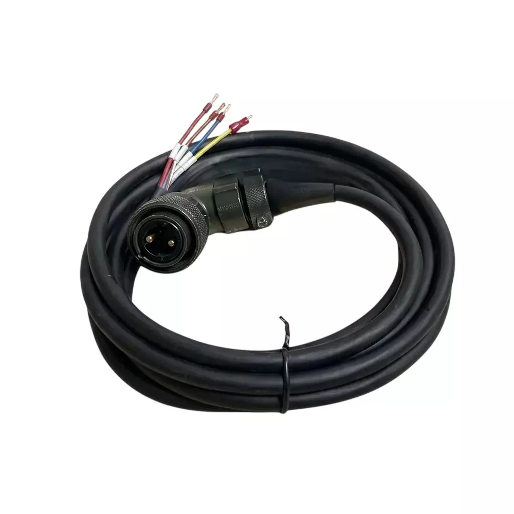 Delta 3 m Brake Signal Cable 2 Pin Black Color for Servo Motors, ACS3-CABRA103