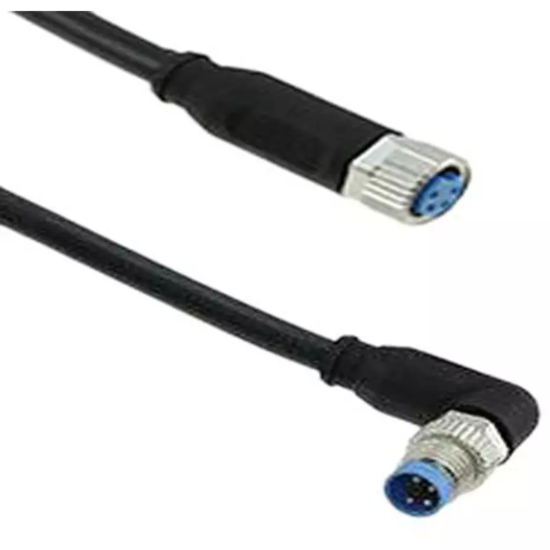 TE CONNECTIVITY Sensor Actuator Cable 24 V DC Rated Voltage Without Shield Shielding, 3-2273126-4