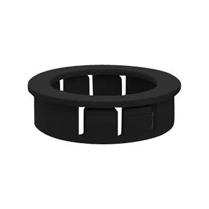 ESSENTRA COMPONENTS Cable Grommets GROMMET, NYLON 6, 1.5", BLACK, 22MP15018 (Pack of 2)