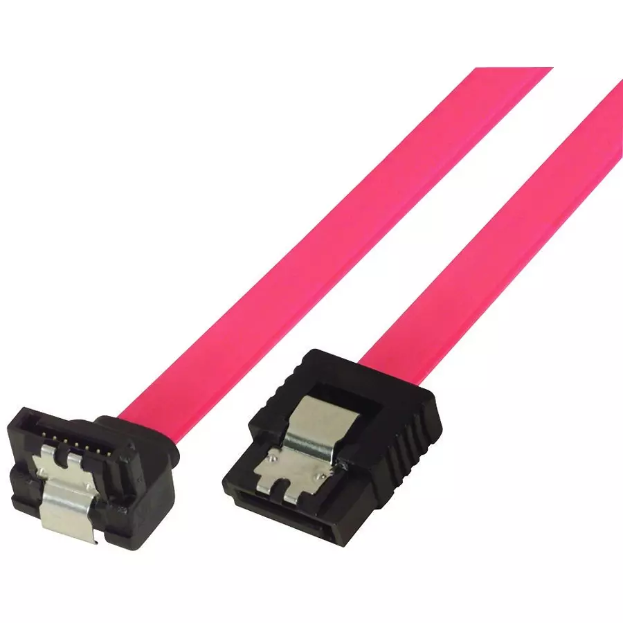 L-COM Connector Type A:SATA Data 7 Way Socket, Latching, CASATARL-12