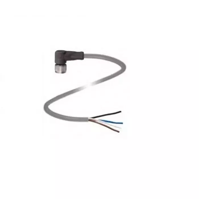 PEPPERL+FUCHS Right Angle Female 4 way M12 to Unterminated Sensor Actuator Cable 10m, V1-W-10M-PUR