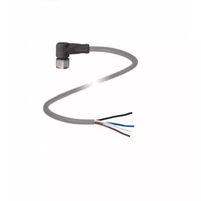 PEPPERL+FUCHS Right Angle Female 4 way M12 to Unterminated Sensor Actuator Cable 5m, V1-W-5M-PUR