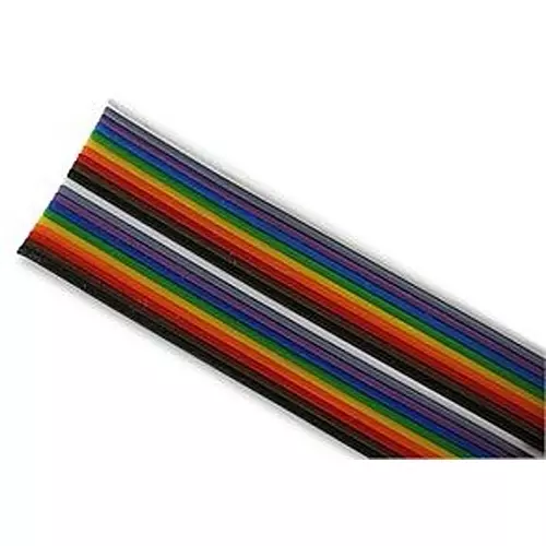 MULTICOMP PRO Ribbon Cable, 7/0.2 mm, 10 Way, 25M, FBLA10-24-25