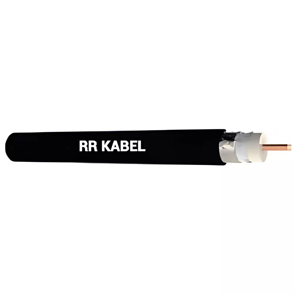 RR Kabel Ratna Co-X Electrolytic Grade Cables 90 m Cable Length Copper Conductor Co-Axial Insulation, RG6F