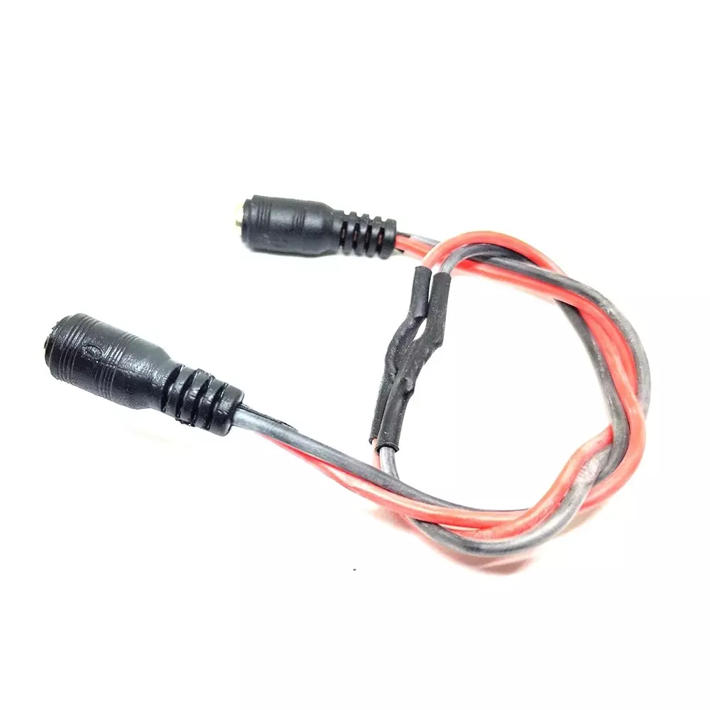 invento-dc-jack-plug-silicone-power-cable-female-to-female-300-mm-length-20-awg-tinned-copper-conductor-isc-3006-a1-pack-of-2-pcs