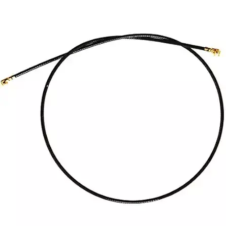 NBR U.FL/IPX Female to U.FL/IPX Female Coaxial Cable Copper Conductor 50 Ω Impedance 60 cm Length, Black