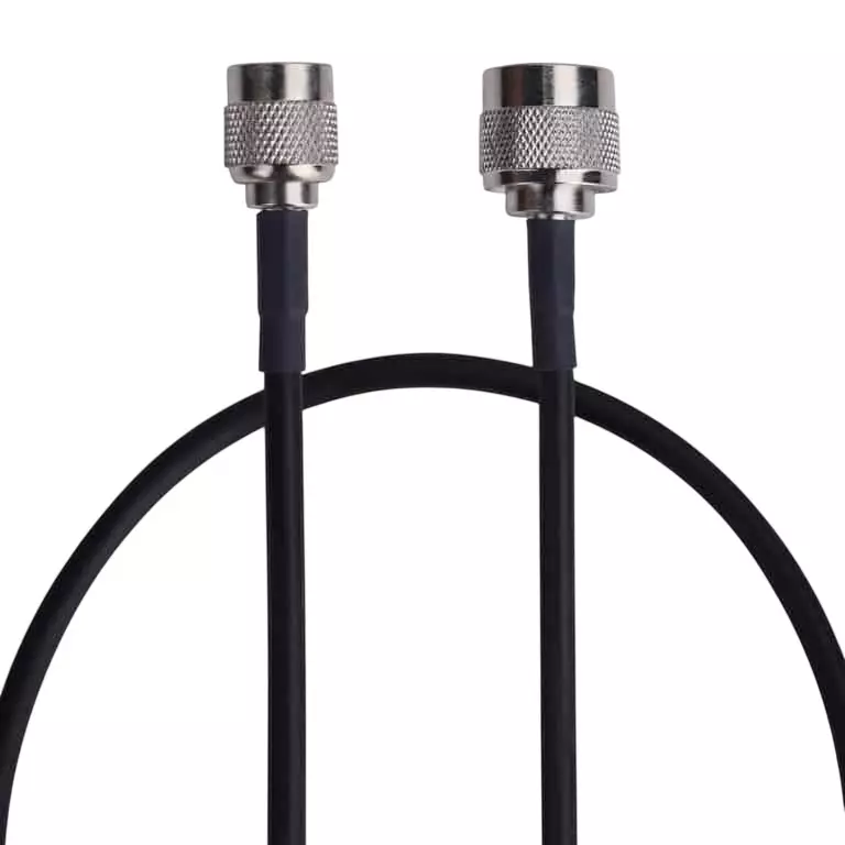 GENERIC RG-58 N-Male to RP-TNC Male Low Loss RF Shield Coaxial Cable 15 m Length, CA0597