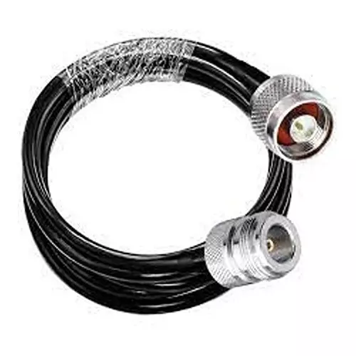 GENERIC RG-58 N-Male to N-Female Low Loss RF Coaxial Jumper Antenna Extension Cable PVC Jacket PTFE (Teflon) Insulation 8 m Length, CA0011-1