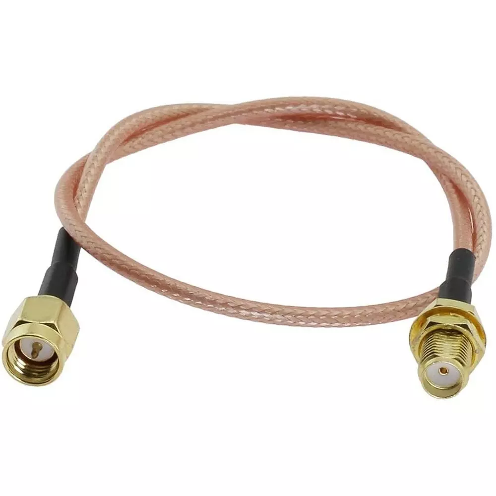 GENERIC RG-316 SMA Male to SMA Female Low Loss Jumper Coaxial Cable FEP Jacket 91.44 cm (3 ft) Length, CA0277