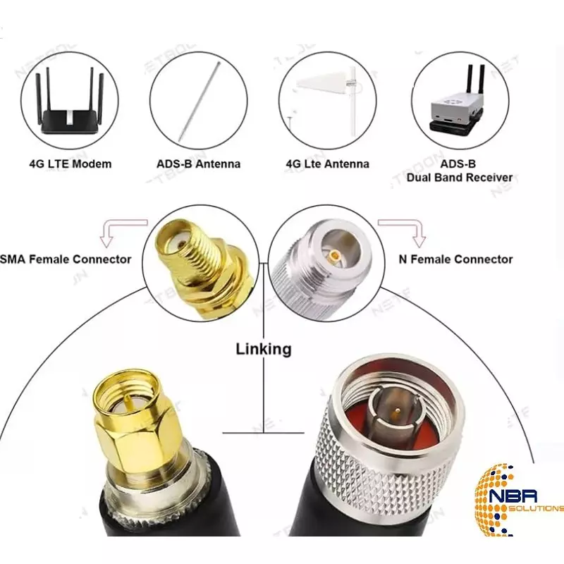nbr-n-male-to-sma-male-connector-coaxialcoaxial-jumper-extension-rf-antenna-cable-rg-58-assemblies-low-loss-wifi-extender-pigtail-for-3g4g5glte-antenna-18-mtr