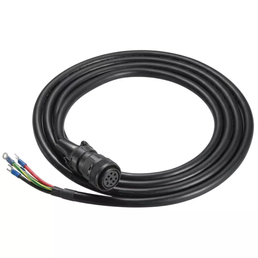 Delta 3 m Power Brake Wire Cable Black Color for Servo Motors, ASD-A2PW1103