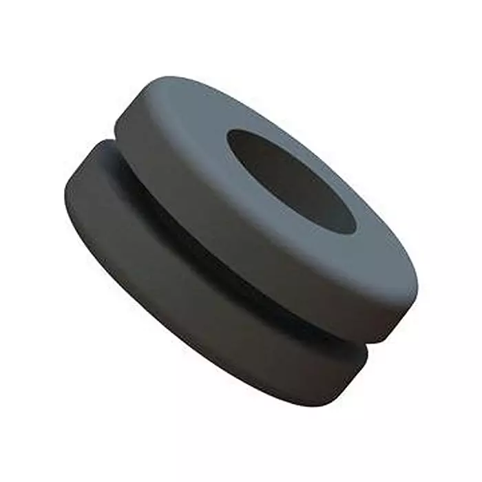 ESSENTRA COMPONENTS Cable Grommets GROMMET, TPE, 16MM, BLACK, DGB-7 (Pack of 2)