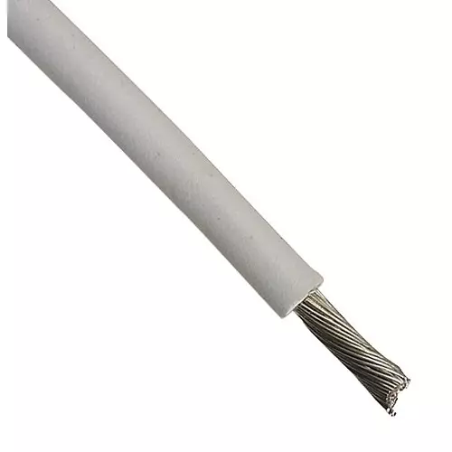 Alpha Wire Wire, Wht, 20Awg, 1/20Awg, 304.8M, 3053/1 WH001