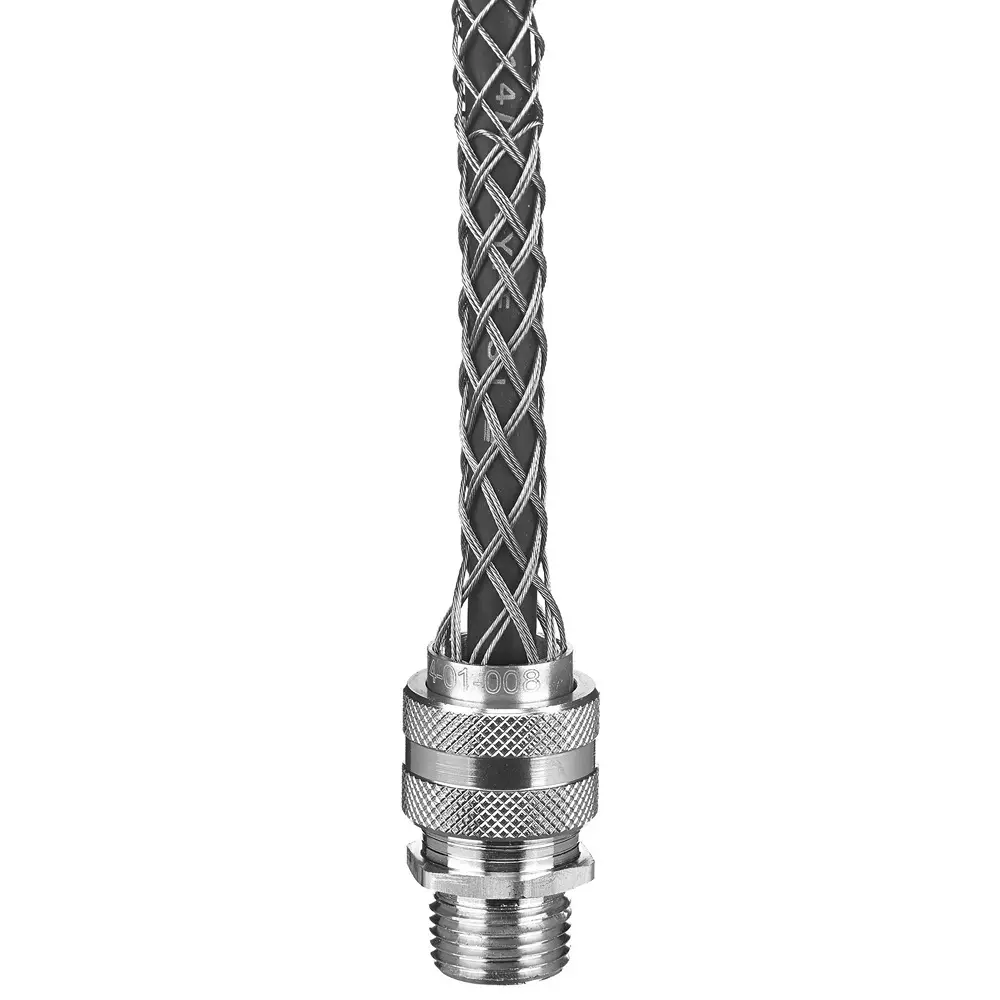 HUBBELL WIRING DEVICES Deluxe Cord Grip, Aluminium, 15.9Mm, 07401017