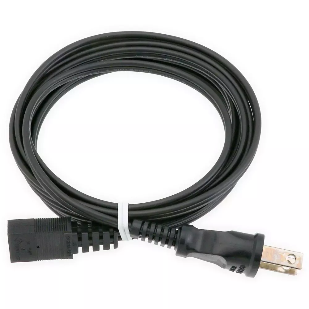 NITTO KOGYO Plug Cord with Outlet Black, RD48-1PF