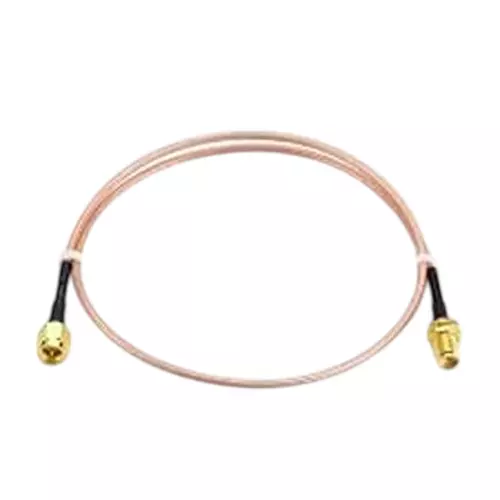 GENERIC RG-316 SMA Male to SMA Female Low Loss Jumper Coaxial Cable FEP Jacket 45.72 cm (1.5 ft) Length, CA0275