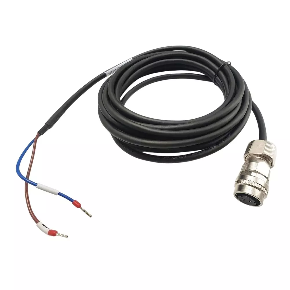 Delta 5 m Power Brake Cable 2 Pin Black Color for Servo Motors, ACS3-CABRA105