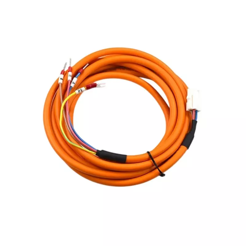 Delta 3 m Encoder Battery Wire Cable Orange Color for Servo Motors, ASD-A2EB0003