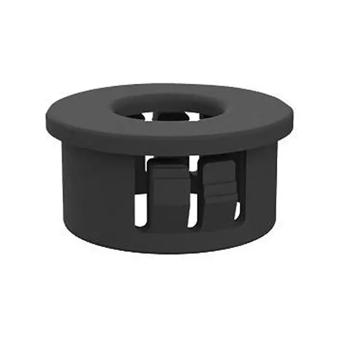 ESSENTRA COMPONENTS Cable Grommets GROMMET, NYLON 6, 0.75", BLACK, 22MP07506 (Pack of 10)