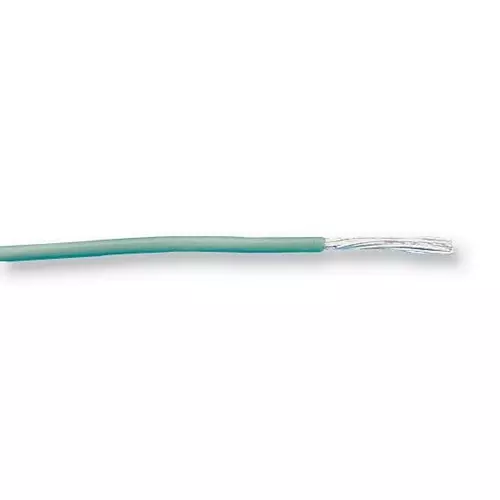 BRAND REX Wire, Ptfe, A, Green, 7/0.12Mm, 25M, SPC00441A005 25M