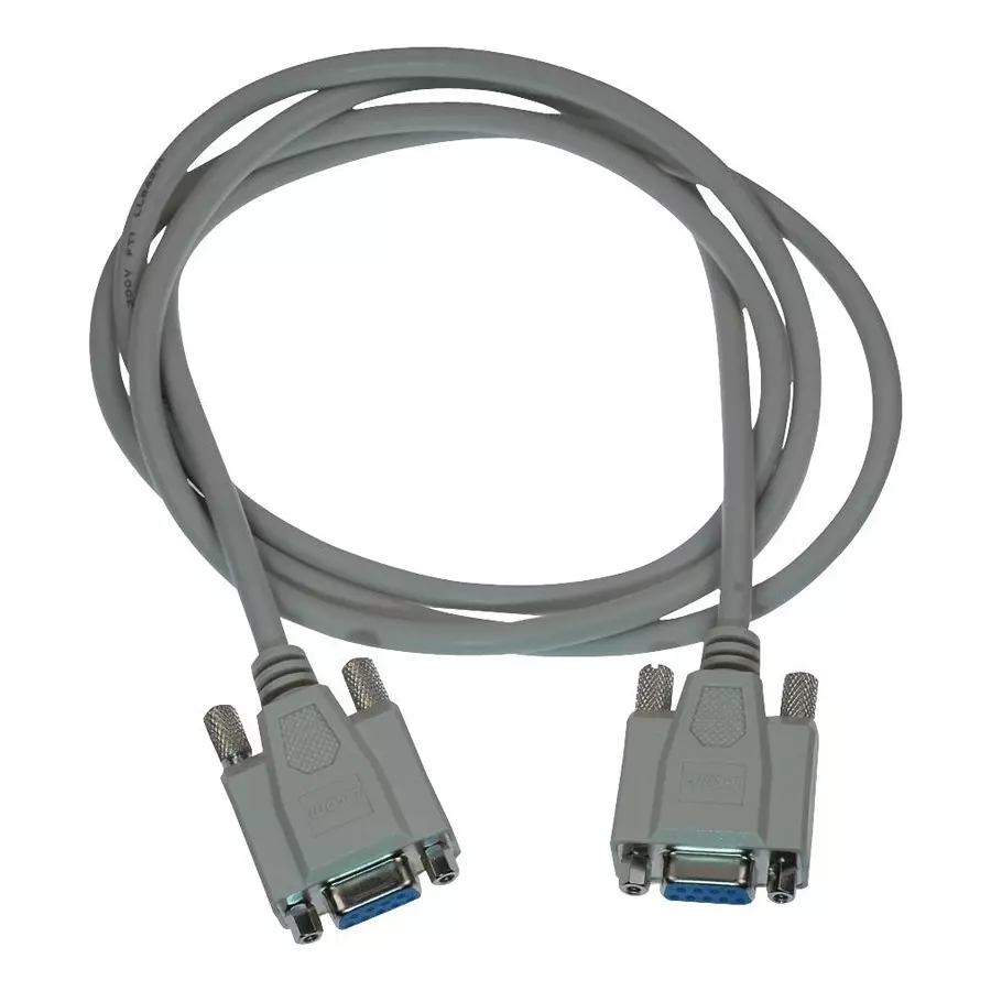 L-COM COMPUTER CABLE, 9POS DSUB SOCKET, 1.52M, CSNULL9FF-5A