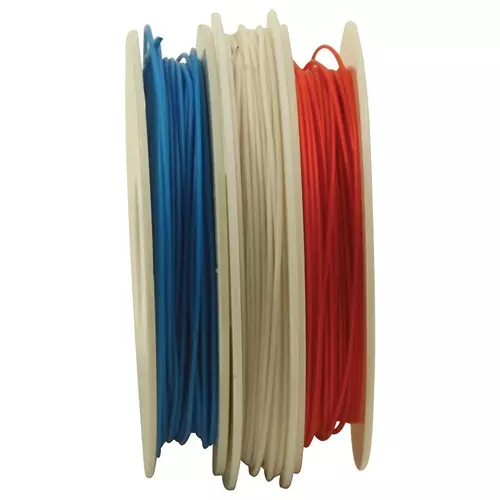 JONARD TOOLS Wire Wrap Wire, 50Ft, 30Awg, Copper, Whi, R-30-TRI