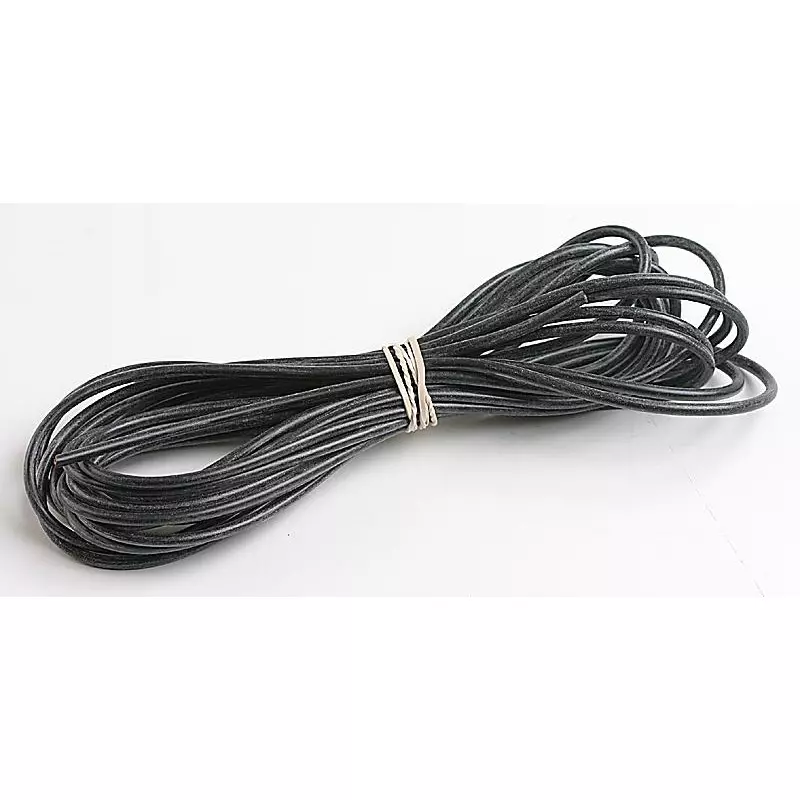 STAUBLI Wire, Silicon, BlACk, 0.50mm, 25M, 61.7605-21