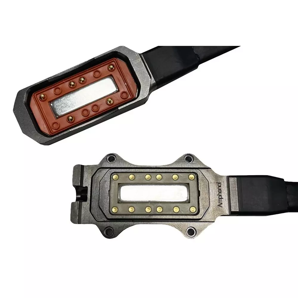 AMPHENOL PCD Cable, 6Pos Magnetic Plug-Rcpt, 5A, 24", MCGD06M1M1R00024.