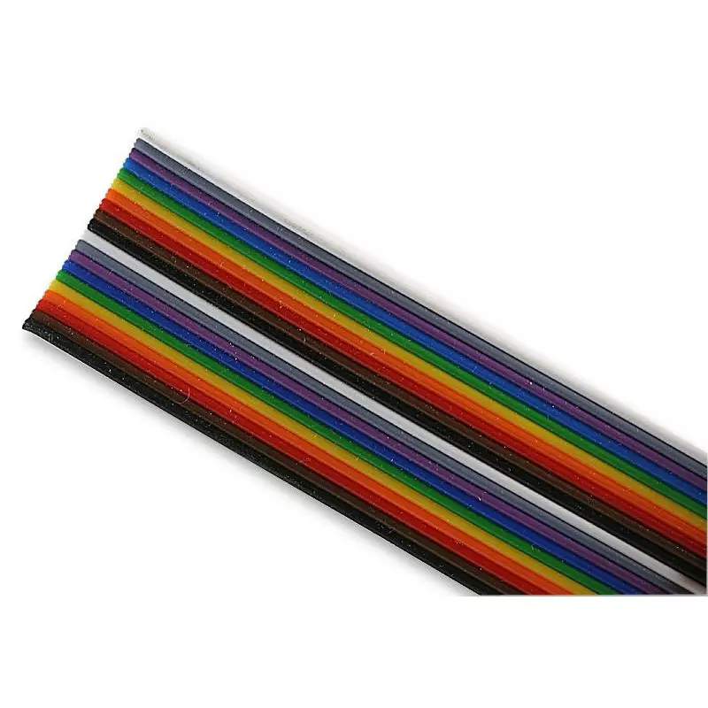 MULTICOMP PRO Ribbon Cable, 16/0.2 mm, 20 Way, 25M, FBLA20-20-25