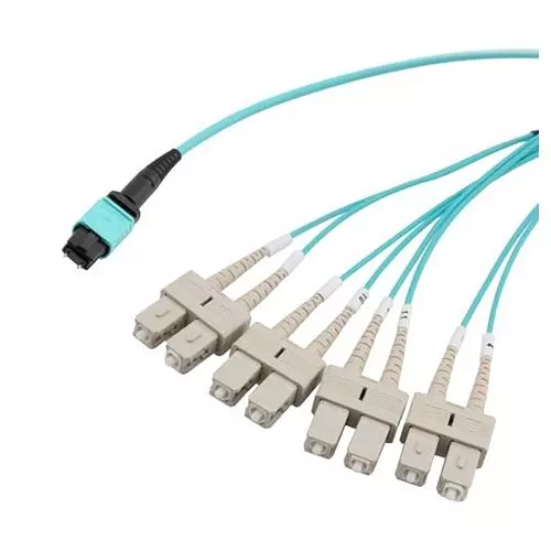 L-COM Fiber Cord, Mpo Plug-Sc, Mm, 3M, Mpm8Om4-Scr-3