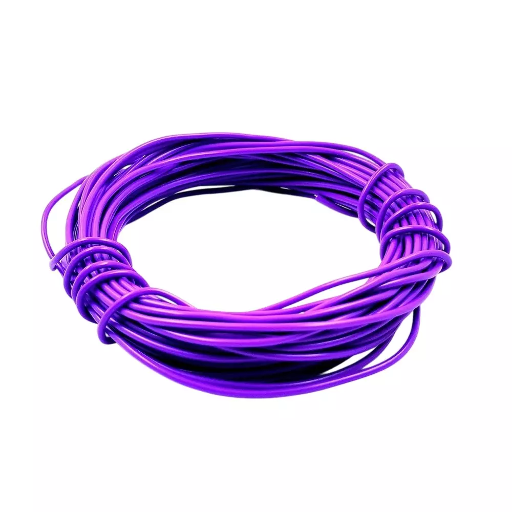 Invento PVC Flexible Wire Violet 20 m Length 20 AWG 0.5 sq.mm 1.5 A Current Capacity Tinned Copper Conductor, ISC 829-6